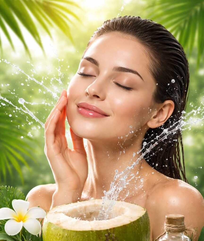 coconut water for skin